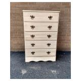 Painted 5 Drawer "Master Craft" Chest