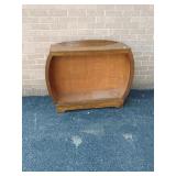 Deco Oak Cabinet, no glass doors or shelf Deco Oak Cabinet, no glass doors or shelf