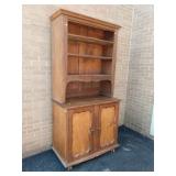 Country 2 Piece Hutch 80"Hx40"Wx21"D Country 2 Piece Hutch 80"Hx40"Wx21"D