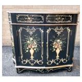 Floral Decorated Hall Table, scratches & Dings Floral Decorated Hall Table, scratches & Dings