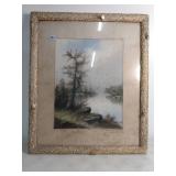 Original Art Mixed Media Signed, foxing Original Art Mixed Media Signed, foxing