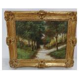 O/C forest scene