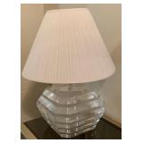Vintage lucite mod table lamp