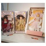 Lot of 3 porcelain collectors dolls