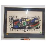 Joan Miro lithograph "Star Scene"