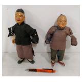 2 vintage composition dolls