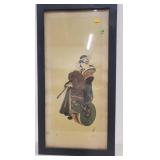 Japanese wood block Geisha