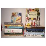 Lot of cookbooks