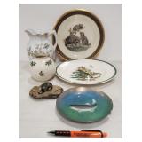 2 Lenox holiday, & assorted collectables