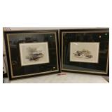 2 colored lithos David Roberts, R.A.