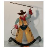 Rocking metal cowboy