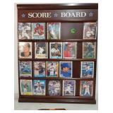 Score board w/cards