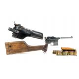 C96 Broomhandle Mauser Semi Auto Pistol 7.63x25 C96 Broomhandle Mauser Semi Auto Pistol 7.63x25