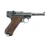 WWII Mauser S/42 Code Luger Semi Auto Pistol 9mm WWII Mauser S/42 Code Luger Semi Auto Pistol 9mm