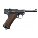 WWII Mauser "byf 42" Code P08 Semi Auto Pistol 9mm WWII Mauser "byf 42" Code P08 Semi Auto Pistol 9mm