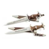 Two WWII German SA Daggers Two WWII German SA Daggers