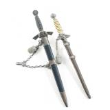 Two WWII German Luftwaffe Daggers Two WWII German Luftwaffe Daggers