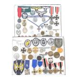 WWII German Third Reich, Pins, Medals, Ribbons WWII German Third Reich, Pins, Medals, Ribbons