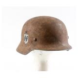German WWII Third Reich M35 NS-68 SS Helmet German WWII Third Reich M35 NS-68 SS Helmet