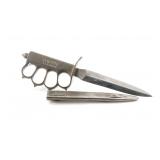 US WWI M1918 Trench Knife with Scabbard US WWI M1918 Trench Knife with Scabbard