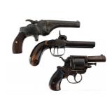 Estate Pistol 3 Pcs Lot Pistol