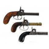 Antique Black Powder Pistols 3 Pcs Pistol