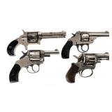 Antique Revolvers 4 Pcs Lot Revolver
