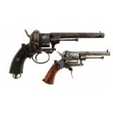 Antique Revolvers 2 Pcs Lot Revolver