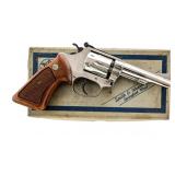 S&W 34-1 Kit-Gun Nickel .22 LR Revolver