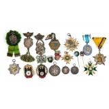 Vintage German Shooting Medals / Pins 20 Pcs
