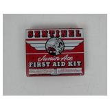 Vtg Tin Sentinel Jr Ace 1st Aid Kit Orig Contents