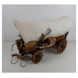 Vtg Western Handmade Conestoga Covered Wagon Model