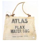 Vintage Atlas Cool Drink Flax Water Bag