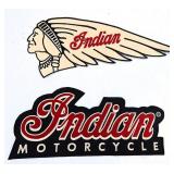Vintage Indian Motorcycle Cloth Patches (2)