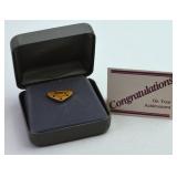 10 kt Gold Tom's Peanut Mfg. Co Service Pin