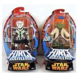 Vtg Hasbro Star Wars Force Battlers Figures 2005