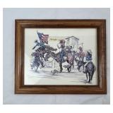 1994 Western Print Gooding Artist Don Gill