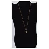 10 kt & 14 kt yellow gold Necklace & Pendant