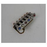 Western Jeweled Removable .357 Bullet Belt Buckle