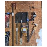 Furniture Clamp, Keyhole Saw, 7 Chain Saw Chains &