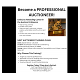 Become a Professional Auctioneer!