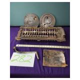 Shaker grates handle and stove plates