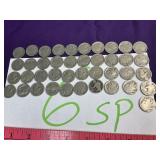 Buffalo nickels (41)