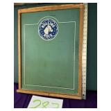 Rolling rock chalkboard 24 x 18