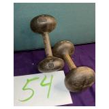 York ï¿½bun headï¿½ 15 pound dumbbell set