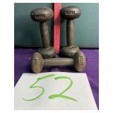 York ï¿½bun headï¿½ dumbbells.