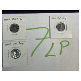 Full set 1943 steel pennies