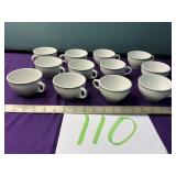 Old restaurant/commercial coffee/tea cups