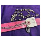 Sterling lot bracelet and metal weighed separate