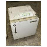 Small mini fridge (could use a cleaning, but